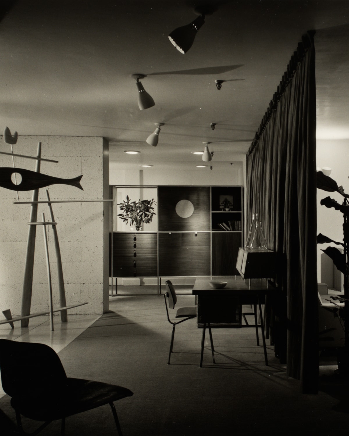 Le showroom d'Herman Miller à Grand Rapids, conçu par George Nelson et ouvert en 1948.